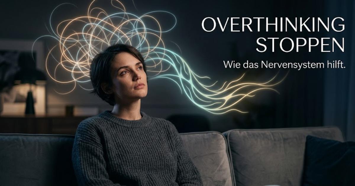 Overthinking stoppen – was dem Nervensystem wirklich hilft bei innerer Unruhe, Gedankenkreisen und mentalem Stress