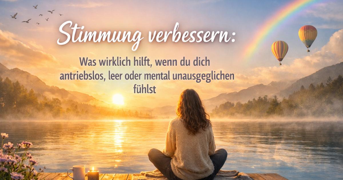 Stimmung verbessern – was wirklich hilft, wenn du dich antriebslos, leer oder mental unausgeglichen fühlst | Rewake Blog