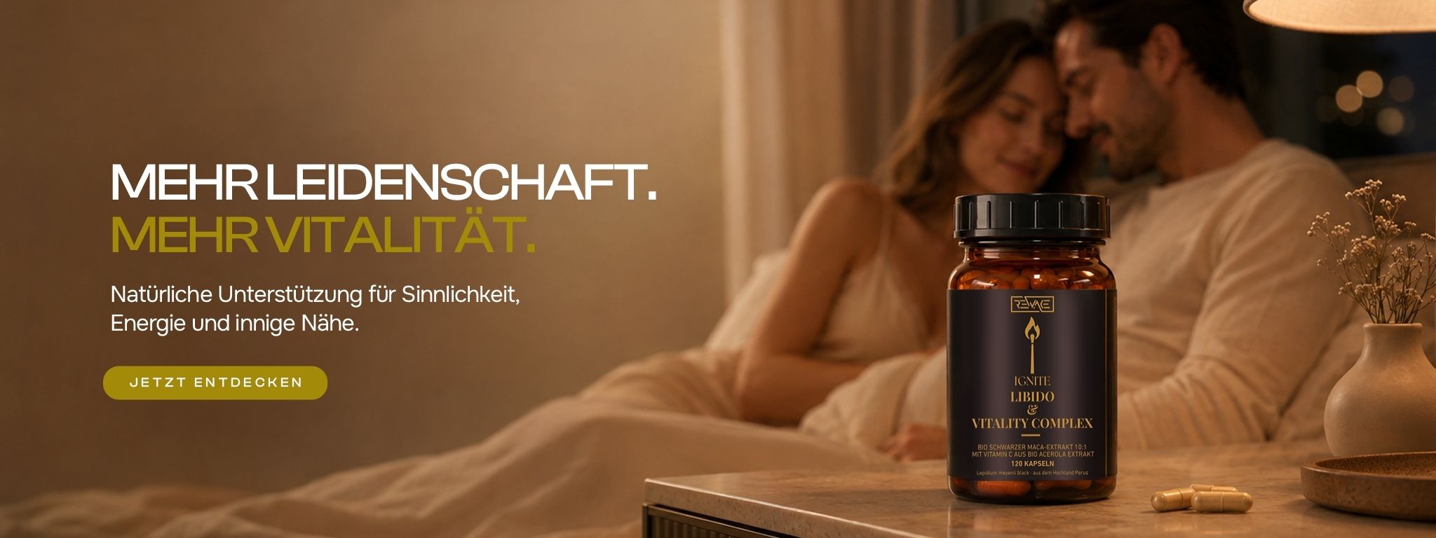 Rewake Ignite Vitality Complex für Sinnlichkeit, Energie und innige Nähe – Titelbanner Mobile
